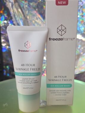 Peptide InfFreezeframe Freeze 48 Hour Wrinkle Freeze Ice Roller Mask - Brand NEW